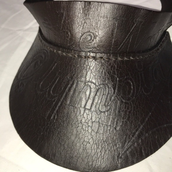 Visor Leather Olympia🍻Beer 1960’s “Survivor” - Picture 2 of 8